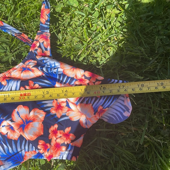 Victoria Secret PINK blue bikini top size medium - Picture 6 of 6